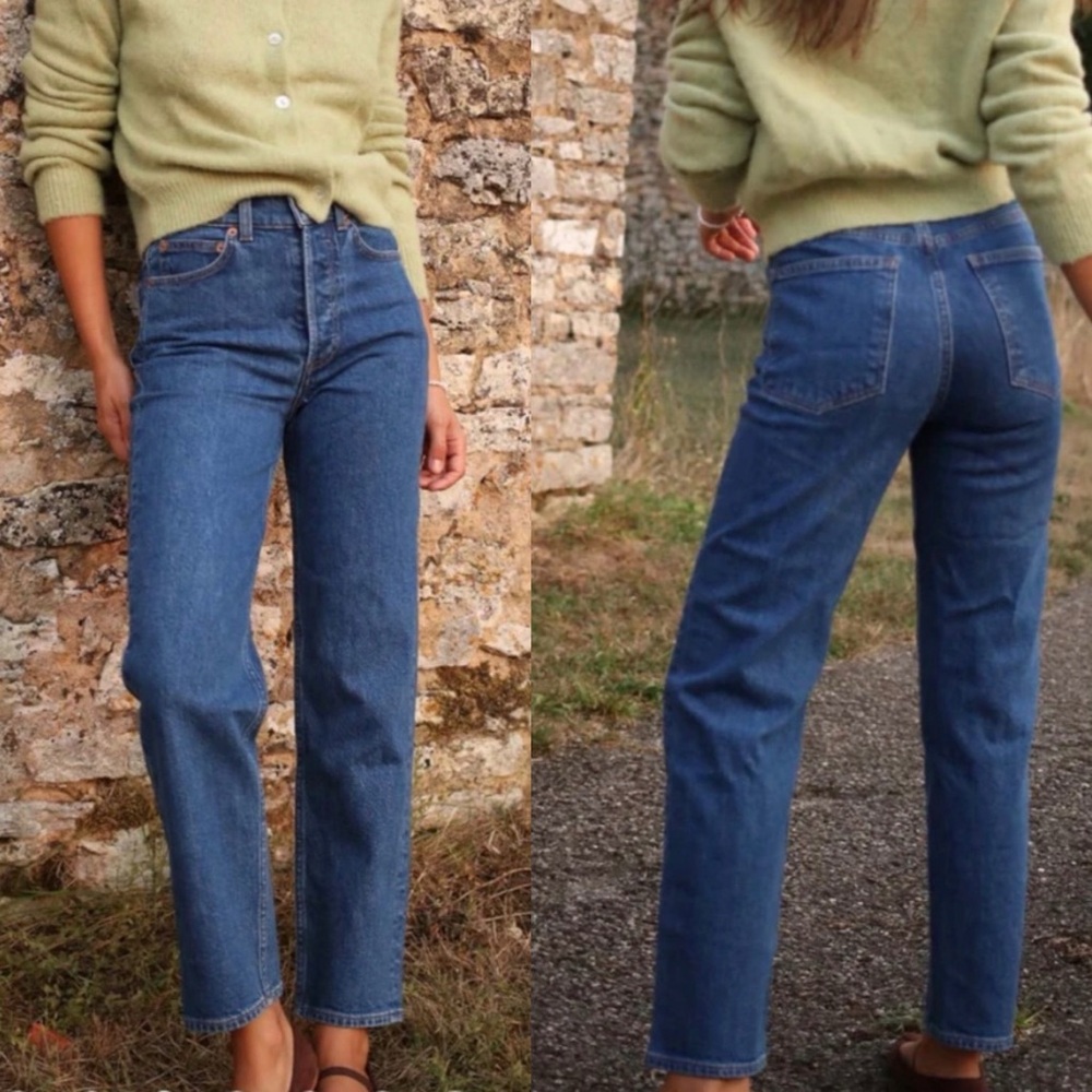 Doen Diana Crop Jean in Rousseau Wash